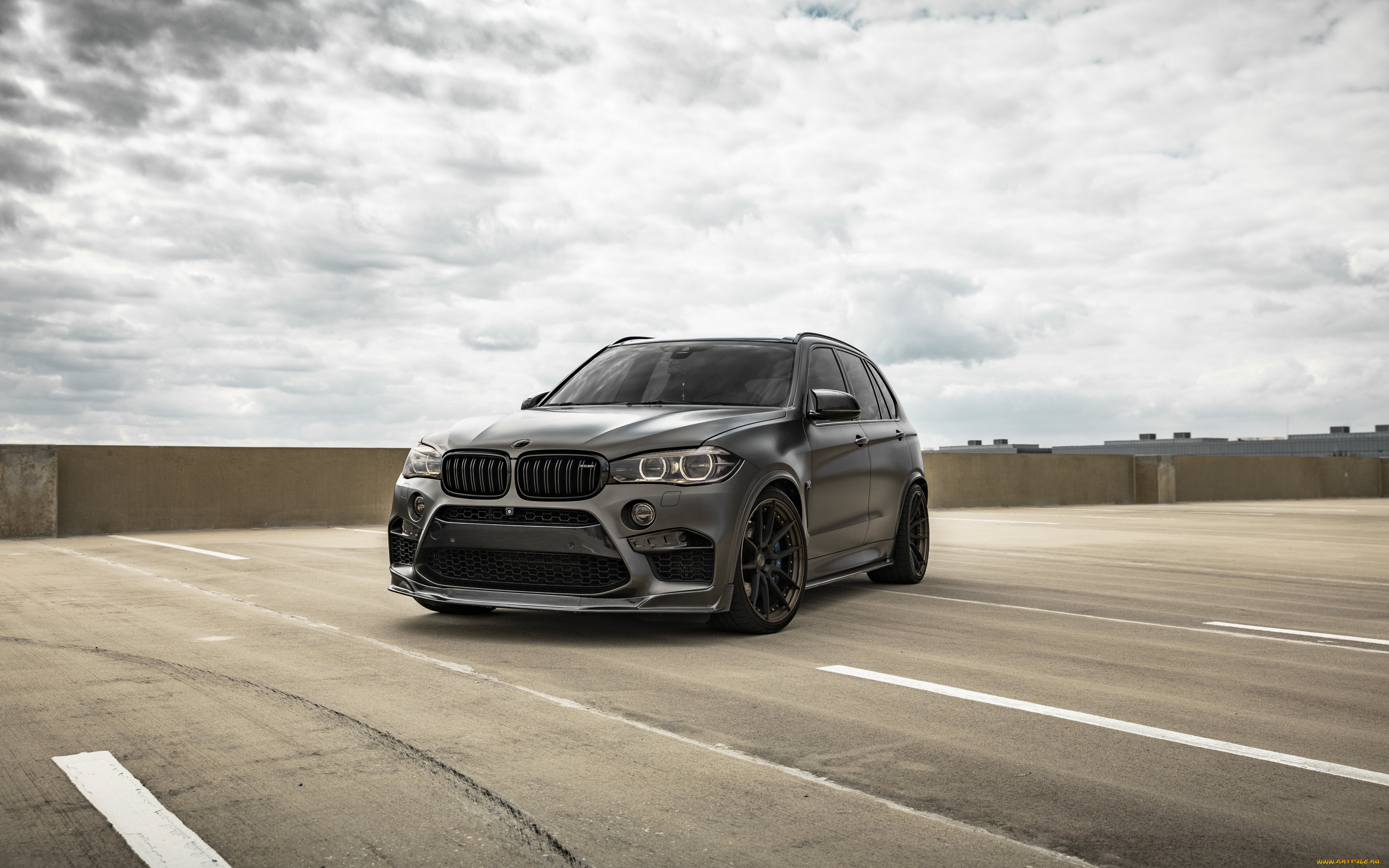 , bmw, sky, front, angel, eyes, x5m, sight, f85